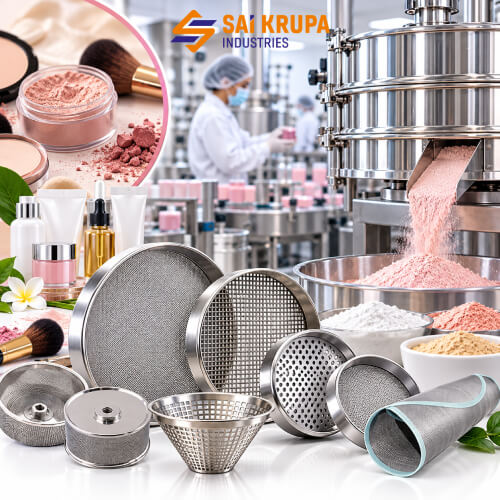 Cosmetic Powder Sieving and Production