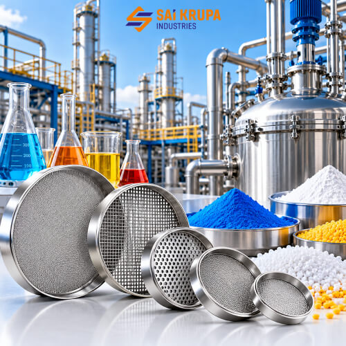 Industrial Chemistry_ Sieves and Colorful Samples